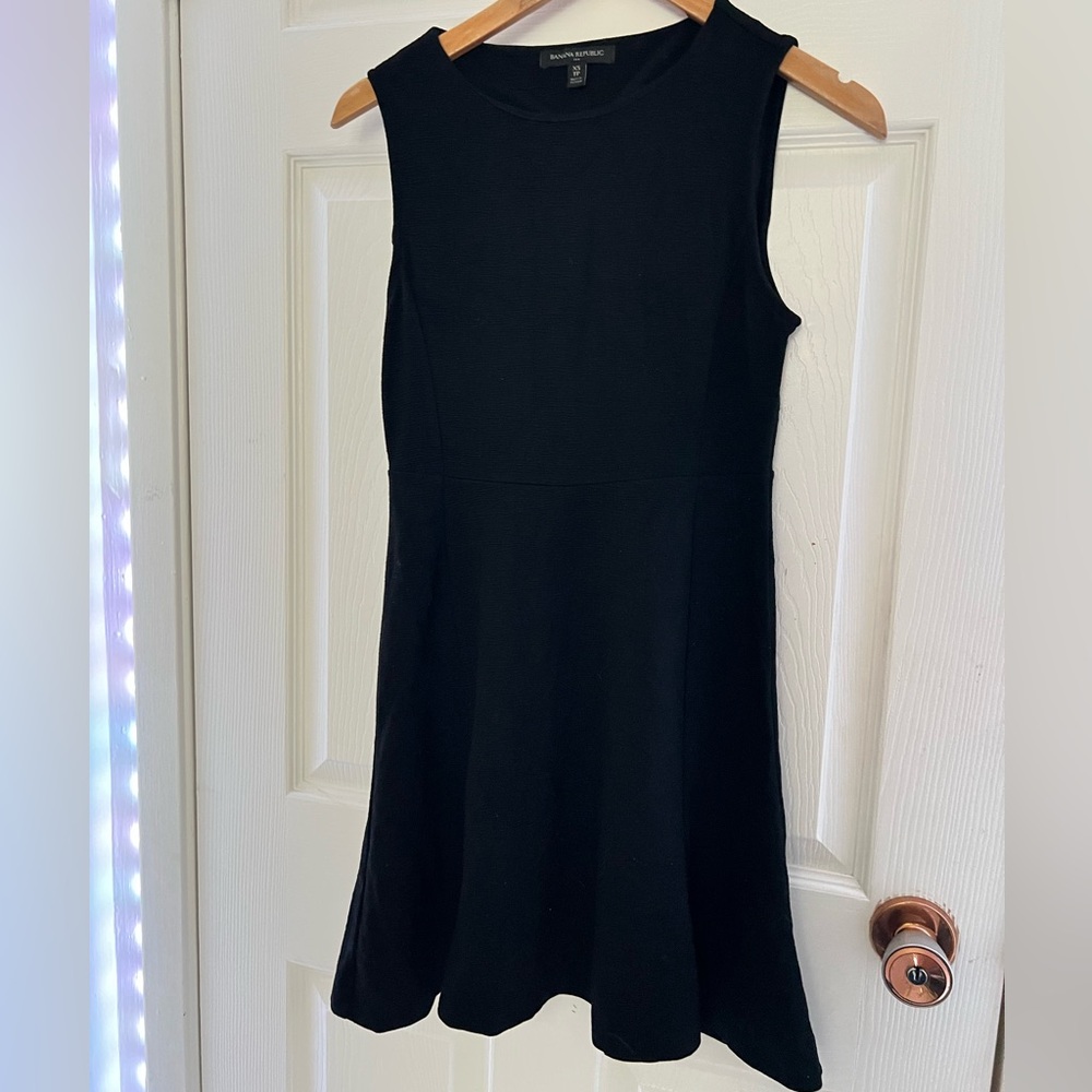 Banana Republic Classic Black Mini Dress
